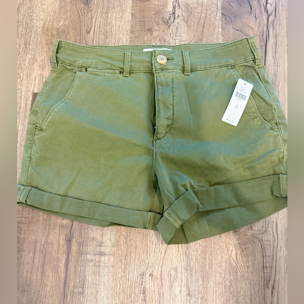 Anthropologie Sage Green Women's Cargo Shorts